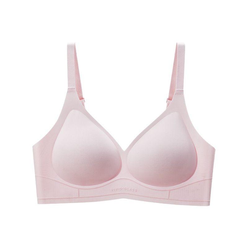 Camellia Collects Secondary Breasts, Anti-sagging, Seamless, Steel Rim, Thin Summer Bra Cover