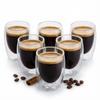 Set Of 6 Thermal Glasses Of Espresso Coffee 80 Ml