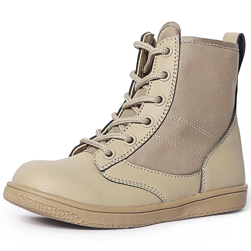 Fashion Kids Boots Training Children Outdoor Tactical Boots Hiking Anti-Collision Anti-Fall Travel Combat Botas