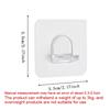 Shelf Bracket Adhesive Nail Self-adhesive Wardrobe Shelf Bracket Clip Wall Hanging Bracket Partition Non Punching Strong Bracket