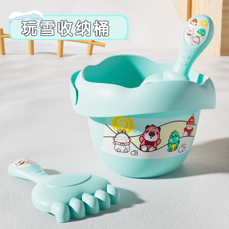 Jumbo Cartoon Snowball Maker, Winter Snowball Toys for Kids, Outdoor Snowball Fight Game, Large Snow Clamp, Ice Snow Toy