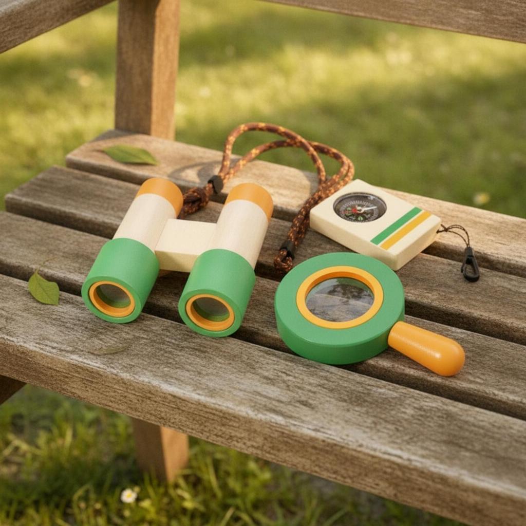 3 Pieces STEM Nature Learning Kit with Enlarging Glass Educational Children's