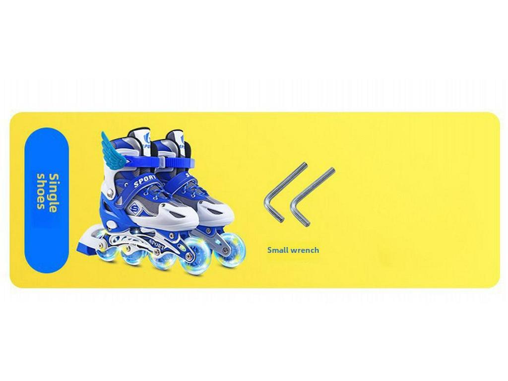 Children's Adjustable Flashing Roller Skates for Boys and Girls