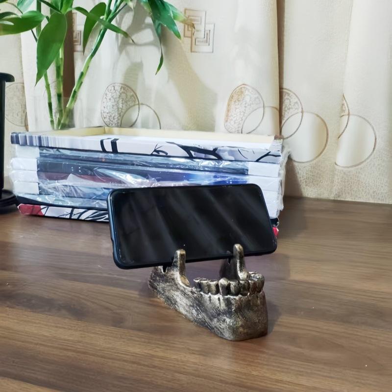 Schädel Brillenständer Halter Kreativer Brillenhalter Sonnenbrillen Brillen Präsentationsständer Schlüsselhalter Harzskulpturen für Zuhause