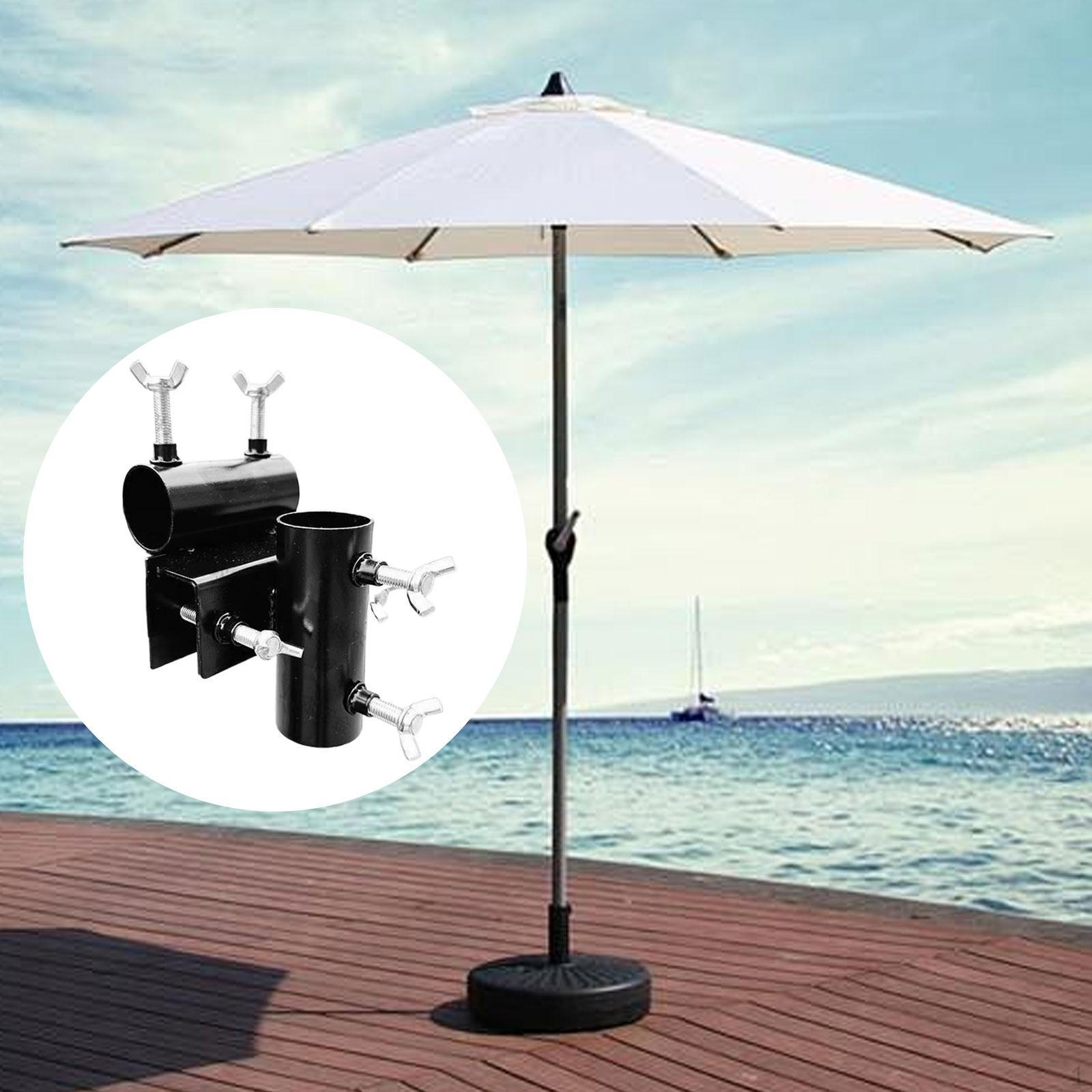 

Adjustable Parasol Holder, Clamp Bracket, Non-slip for Balcony Deck Poles, Diameter 3.9cm
