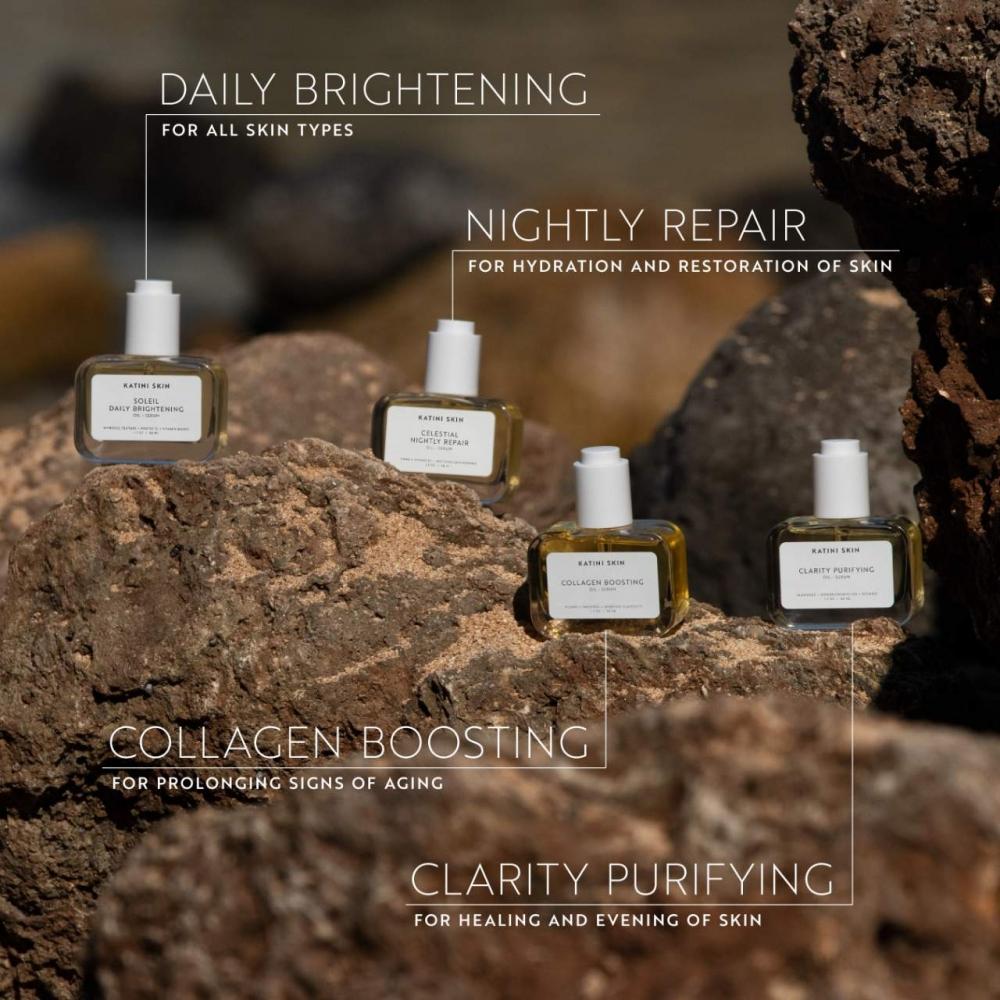 Katini Skin Celestial Nightly Skin Repair Oil Serum 1.7 Oz 50 Ml