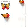 10/20/50pcs Butterfly Decoration Stakes 3D Artificial Butterfly Yard Planter Flower Pot Christmas Party Garden Patio Decoration