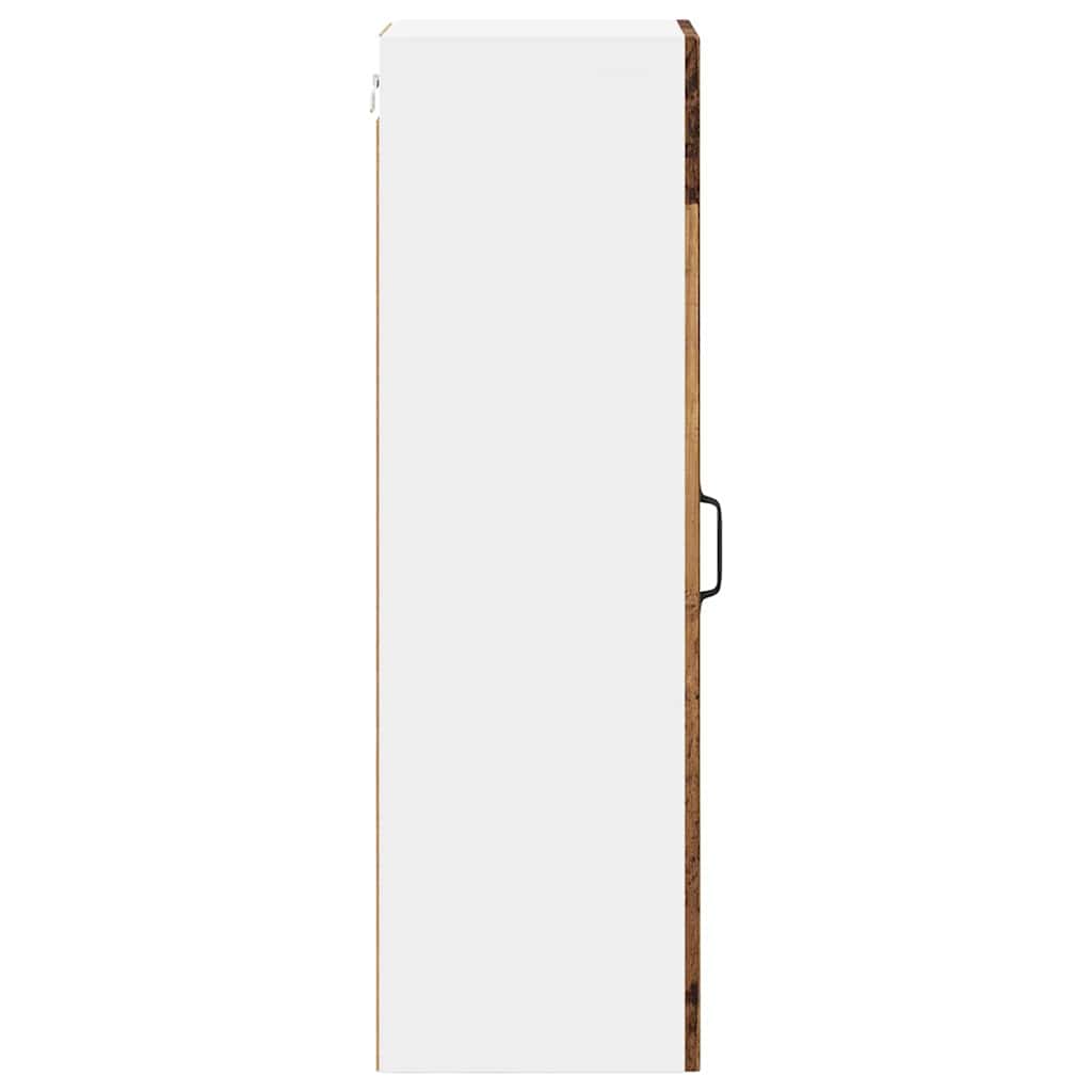 Wall Cabinet LUCCA Reclaimed Wood 30 x 31 x 100 cm Wood Based Panel