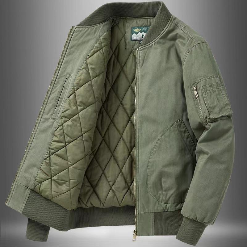 

Зимняя новая куртка-бомбер MA1 мужская свободного кроя большого размера рабочая молодежная теплая стеганая куртка модная хлопковая куртка 5XL армия зеленый