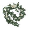 Christmas Wreath Berry Wreath Handmade Flower Front Door Antique Wreath Flocking Mixed Decorations Christmas Decorations