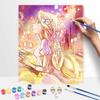 Disney oil painting Rapunzel handmade diy art painting home decorationbeautiful luminous lanterns