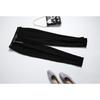 Women's Off-White High-Waist Slim Cigarette Pants - Light, Straight, Casual Spring Style