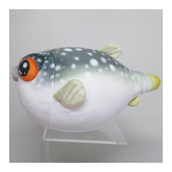 Sanei Boeki S!LSTYLE Mochimochi Series Mochimochi Puffer (S) W12 x D17 x H10cm Stuffed Toy