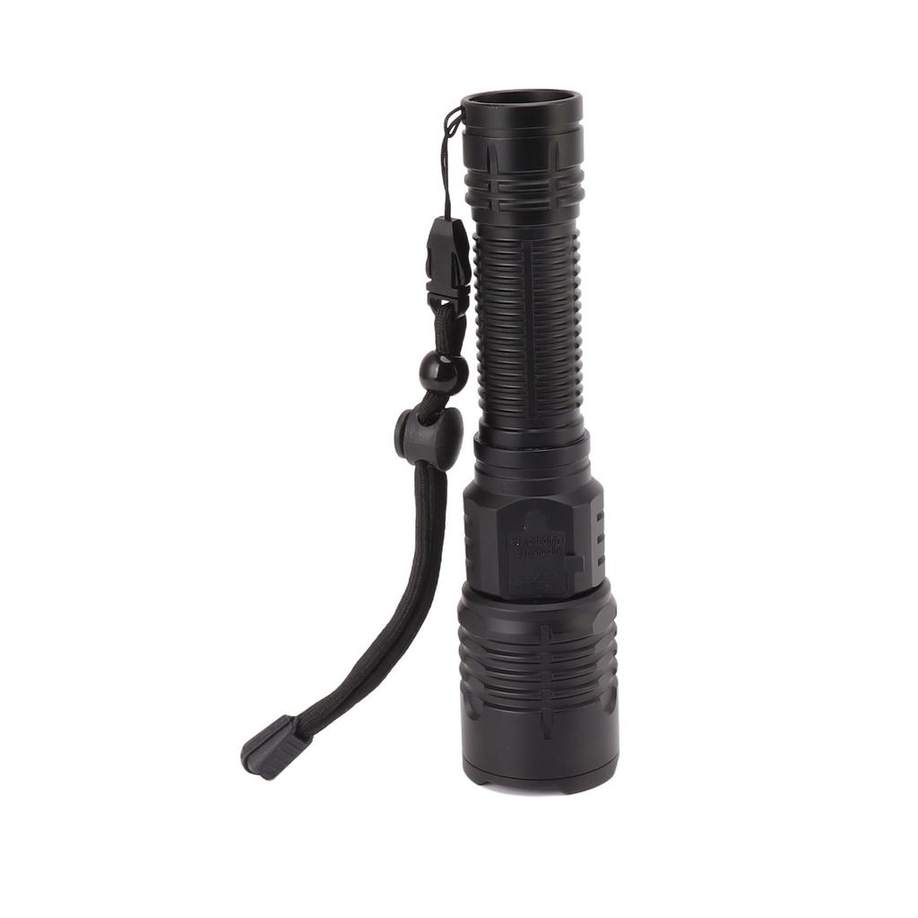 Glare Flashlight USB Rechargeable 1500lm Waterproof Aluminum Alloy for Walking Sea Fishing Mountaineering Camping