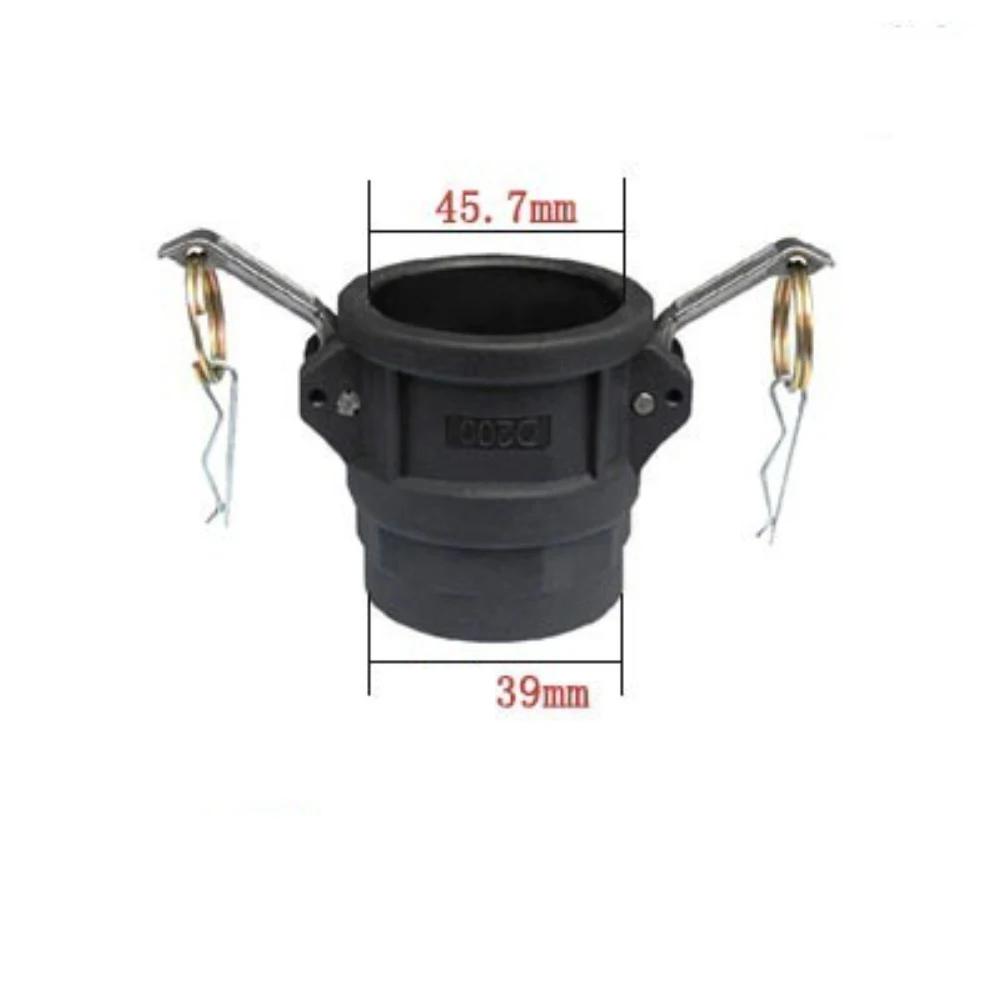 2 Sets Type D And F Polypropylene Cam And Groove Fittings For 1 Inch To 2 Inch Hose Couplings In Pump Tank And Transfer Setups