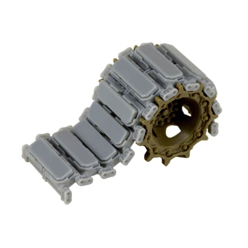 

Laupen Model 1/35 Scale Articulated Caterpillar Tracks for the JGSDF Type 90 Tank with Rubber Pads