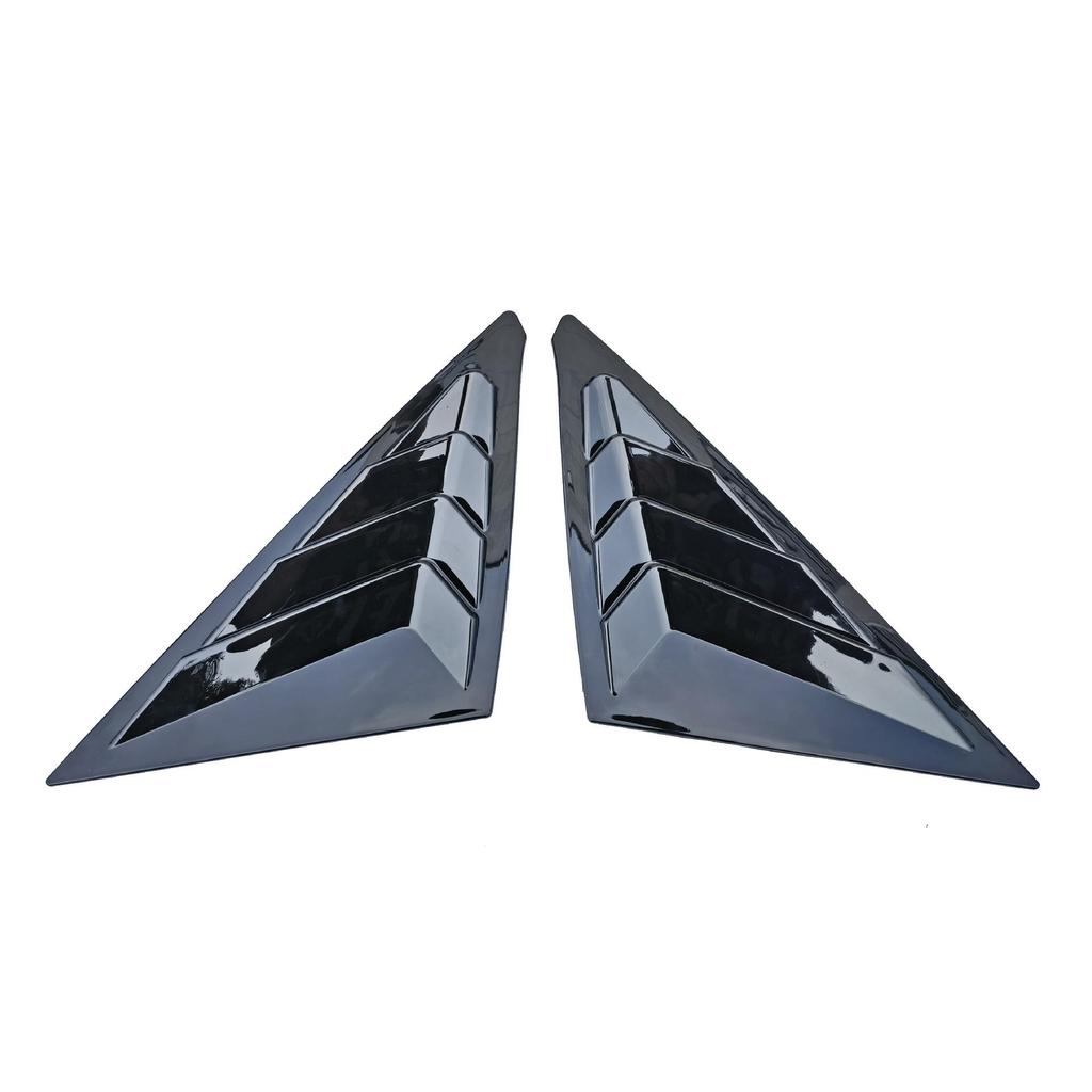 Compatible with 11th Gen Civic Hatchback: Louver Window Trim & Roof Wing Spoiler Kit