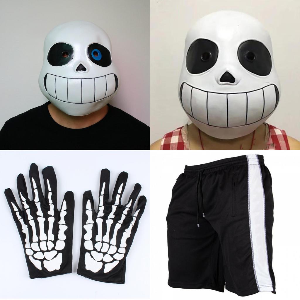 Classic Game Undertale Sans Cosplay Costume Hoodie With Comfortable Shorts And Gloves