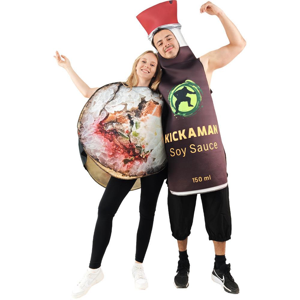 And Sushi Soy Sauce Combination Set Halloween Party And Costumes Performance