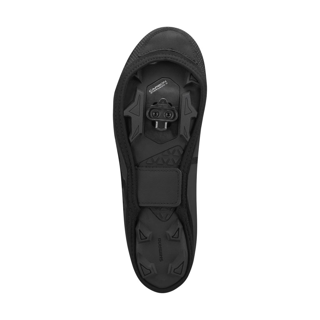 2023 Model Cycling Shoe Covers DUAL H2O Shoe Covers Black L [Shimano] (Compatible Size 42-43 (26.5-27.2cm))