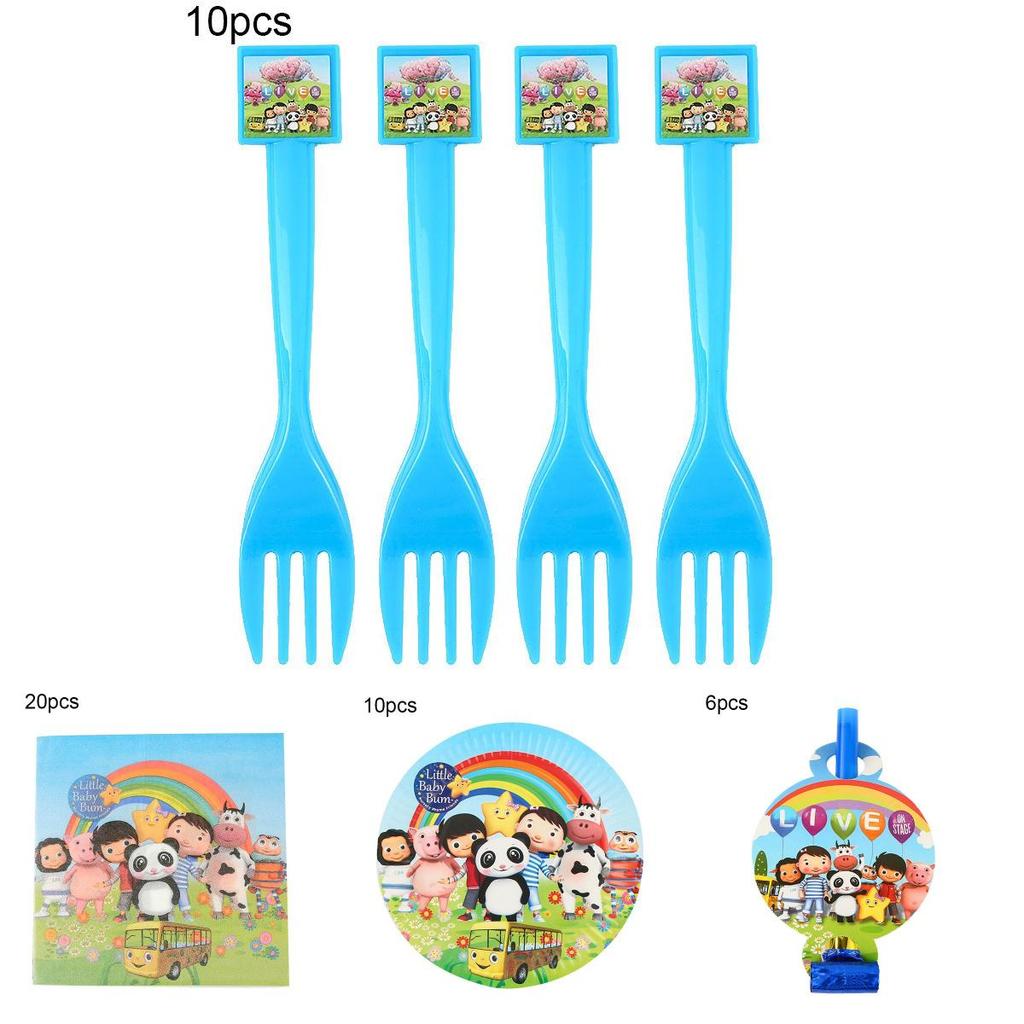 Adorable Little Baby Bum Theme Birthday Party Supplies Including Tablecloth And Banner