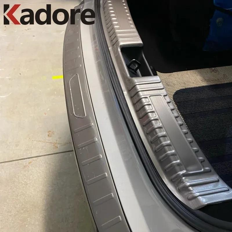 For Mazda CX30 CX-30     2024 Steel Rear Trunk Bumper Cover Trim Tailgate Door Sill Plate Guard Car Accessories