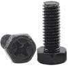 Svarta Förzinkade Järnskruvar/Bultar med Phillips Sexkantshuvud (M3/M4/M5/M6/M8)