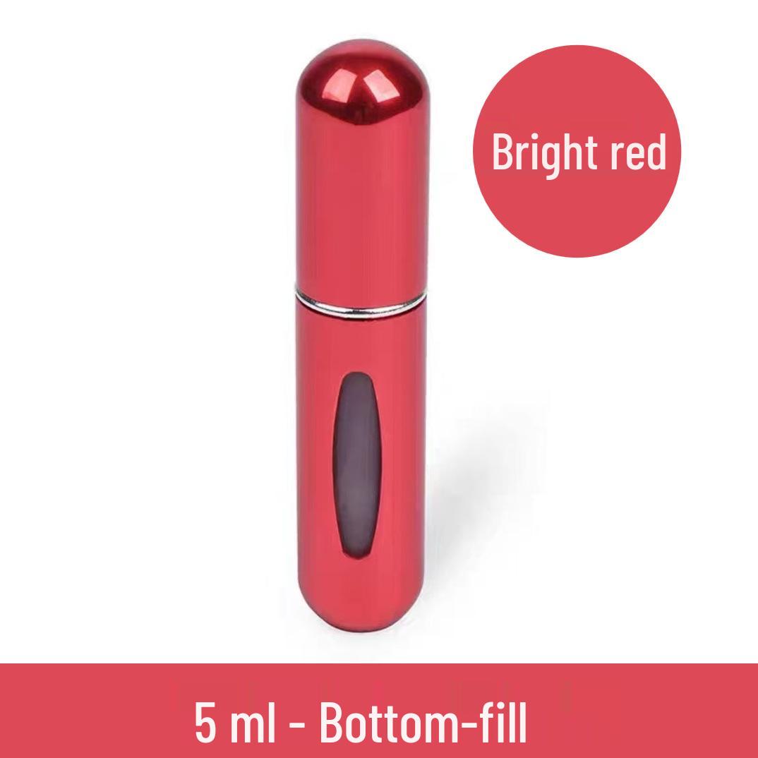 

Атомайзер для духов 5 мл с нижней заправкой - Алюминиевый флакон-спрей с пластиковым вкладышем и окошком