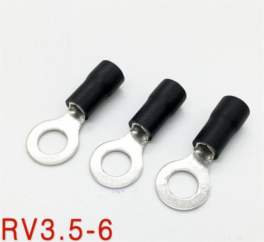 120 Pcs Insulated Ring Crimp Terminal Electrical Wiring Connectors Assorted Set