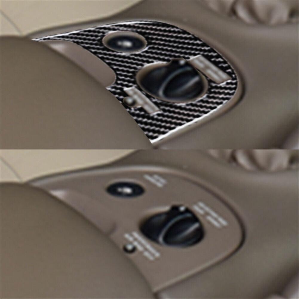For Chevrolet Corvette C5 Carbon Fiber ESC Panel Control Decorative Cover Trim