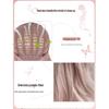 Women's Full Head Long Curly Wig - Mist Pink Lolita Cosplay, Energetic Double Ponytails, Soft & Cute for Fashionable Daily Wear