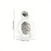 1Pc Holy Water Crown Virgin and Child Bottle Religious Cross Bottle Christian Virgin Sculpture Bottle Holy Water Bottle
