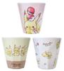 Pokemon Pikachu Melaminbecher 3er-Set Kamio Japan (Hoch, Nakayoshi, Flyer)