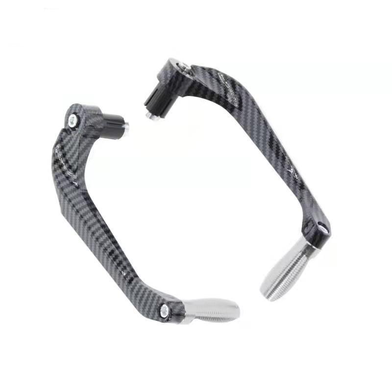 Motorcycle Handlebar Brake Clutch Levers Protector Guard Handle Bar Moto Parts Bike Universal CNC Aluminum + ABS Plastic