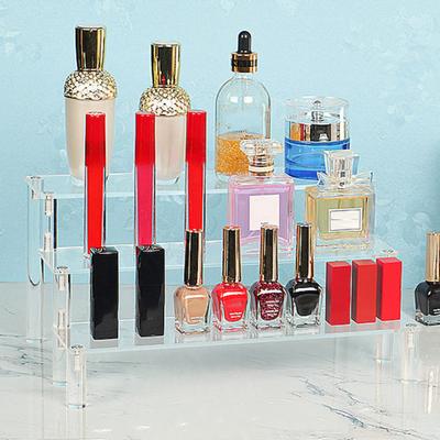 Ausstellungsständer Stapelbar Mehrstöckiges Regal Acryl-Organizer Fleckenresistentes Ausstellungsregal Theken-Organizer Küchenspeisekammer Badezimmer