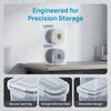 4Pcs Airtight 3D Printing Filament Container Dustproof Filament Storage Organizer  Sealing