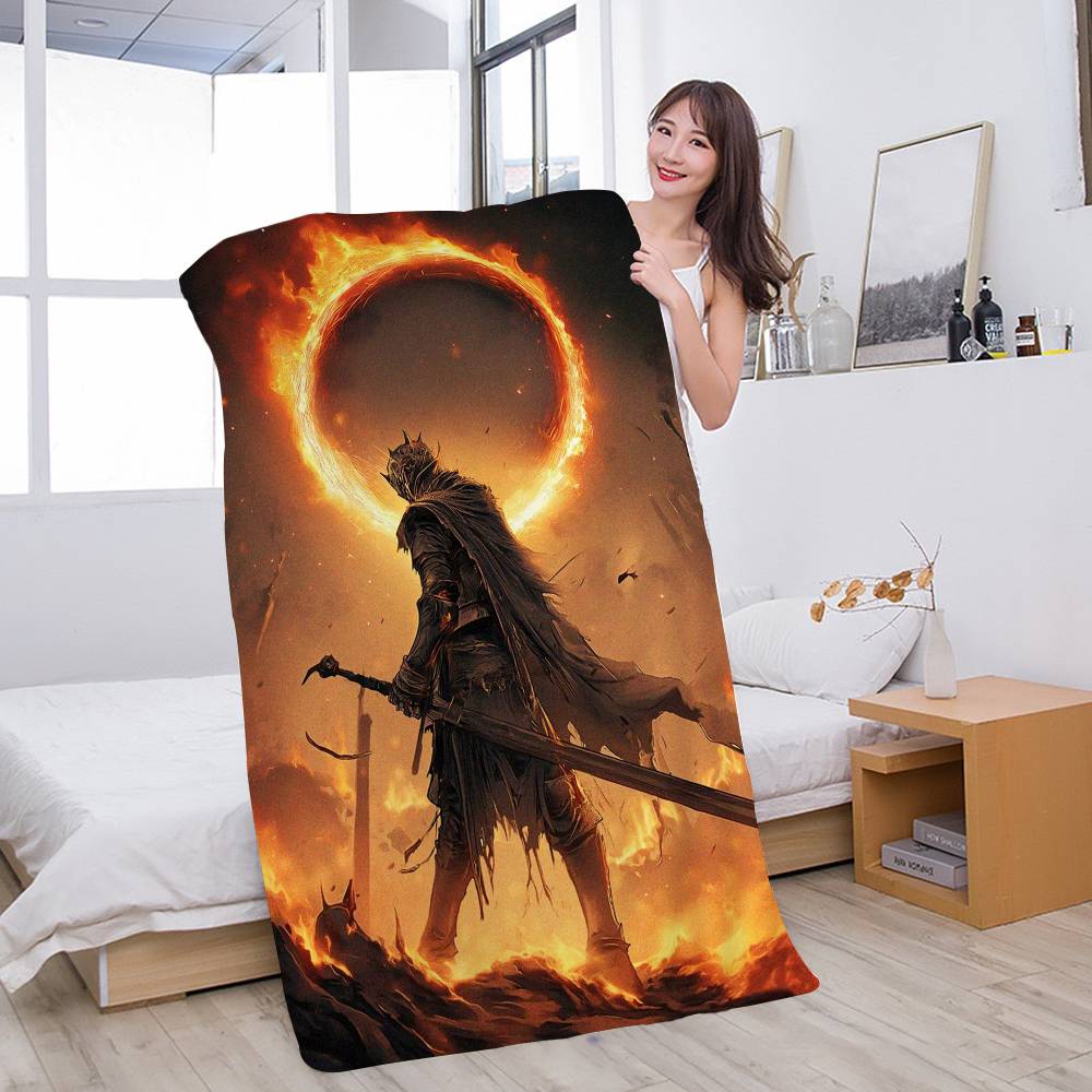 1pc D-Dark S-Souls 3 Big Microfiber Beach Towels Quick Dry Towel Sand Beach Towels Pool Towel for Travel Swim Pool Yoga