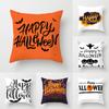 Letter Throw Pillow Cover Halloween Theme    Sofa Chair Bed Cushion  Home Decor