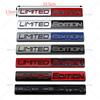 Metal Limited Car Front Grill Emblem Stickers Rear Trunk Badge Decal For Jeep Wrangler Grand Cherokee Dodge SRT Challenger