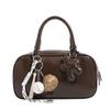 Niche Beta Women's Retro Bowling Bag Collection - 2024 Autumn/Winter Boston Shoulder Crossbody Handbag