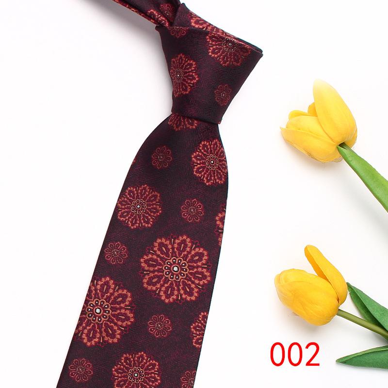 Rael Tie 8Cm Burgundy Tie Men'S, Dress Business Groom Wedding Tie