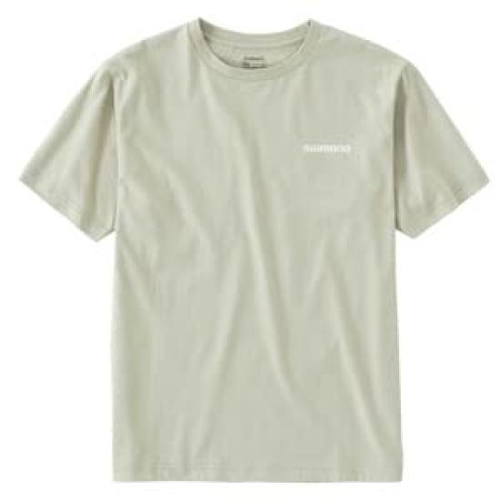 

[Shimano] Organic Cotton Logo T-Shirt Beige M