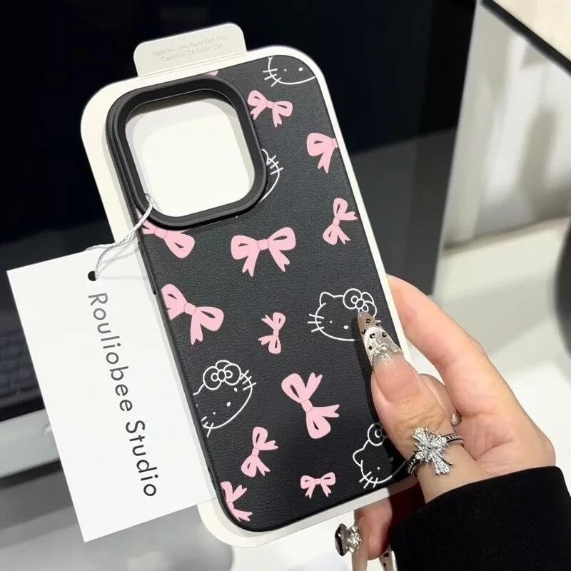 Lichee Pattern Hello Kitty Phone Case For OPPO A5X A3X A5 A3 Pro A60 A98 A79 A78 A58 A55 A54 A15 A16 A17 A52 A72 A74 A5S cover