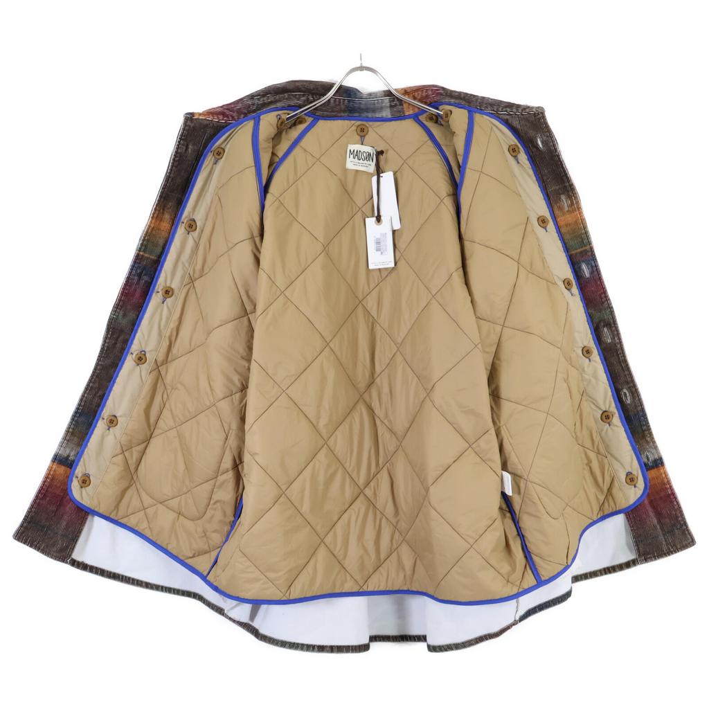 MADSON Corduroy Multicolor Coveralls Jacket XL BrownUsed