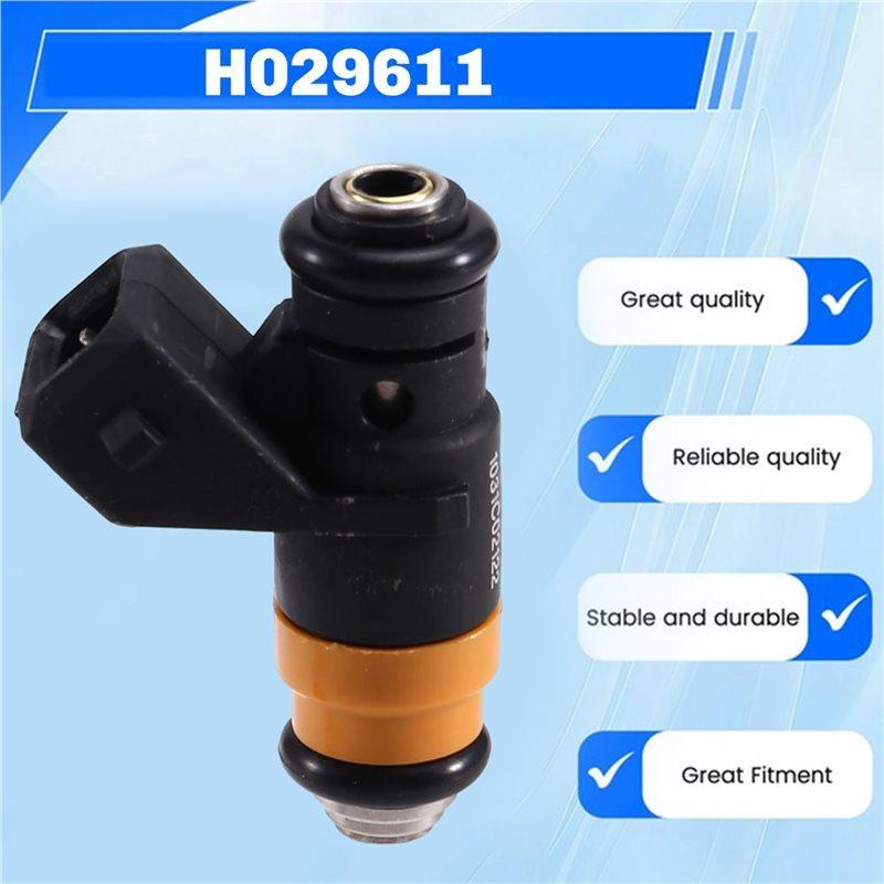 4PCS H029611 Fuel Injector For Renault MEGANE CLIO SCEINIC KANGOO 1.4 16V K4J 1999-2007