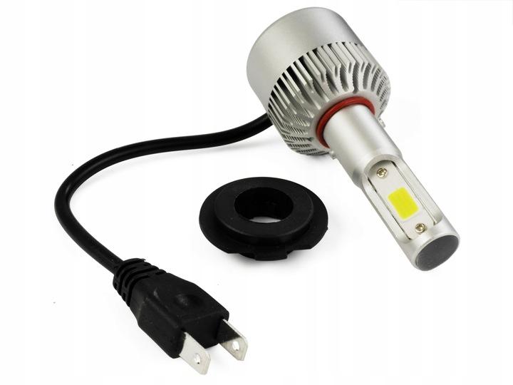 Żarówki Led H7 S2 72W Cob Mocne Zestaw 16000 Lm