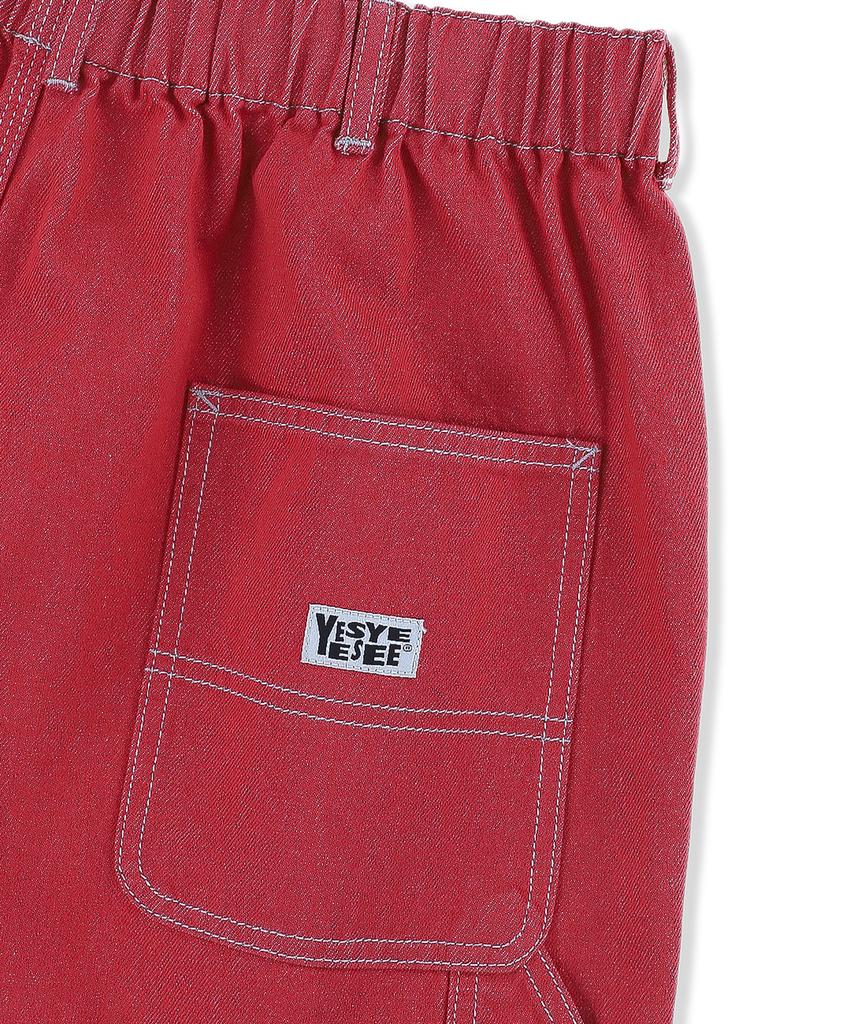 YESEYESEE Iconic Work Pants Red