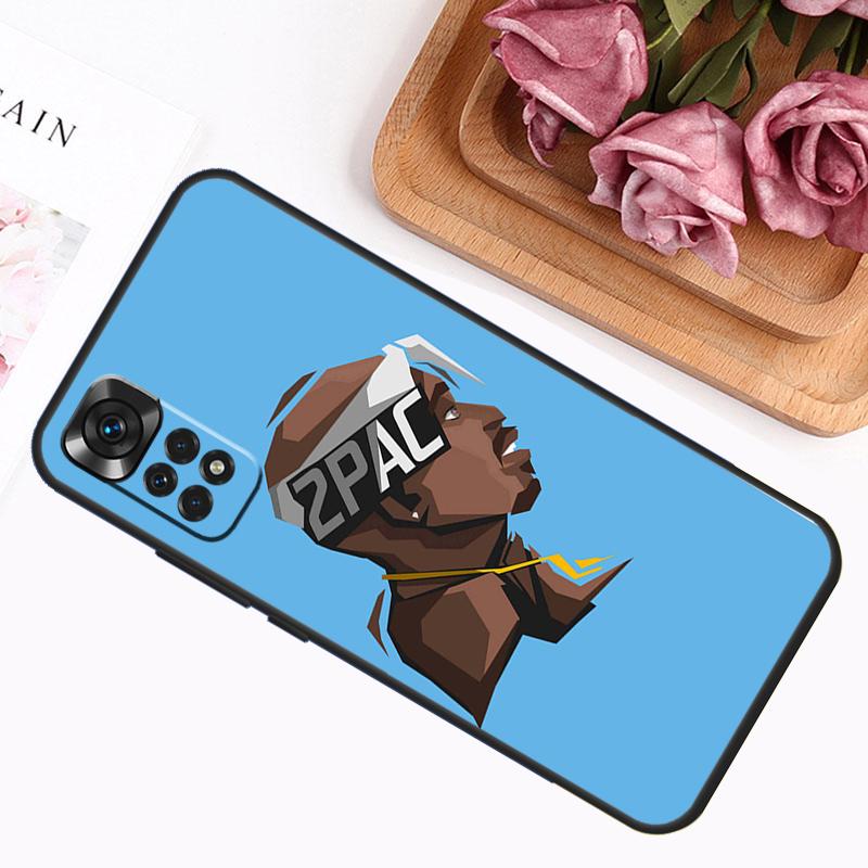 Rapper 2pac Singer Tupac Case For Xiaomi Redmi Note 14 12 11 9 10 13 Pro 9S 10S 11S 12S Redmi 13C 14C 10C 12C Cover