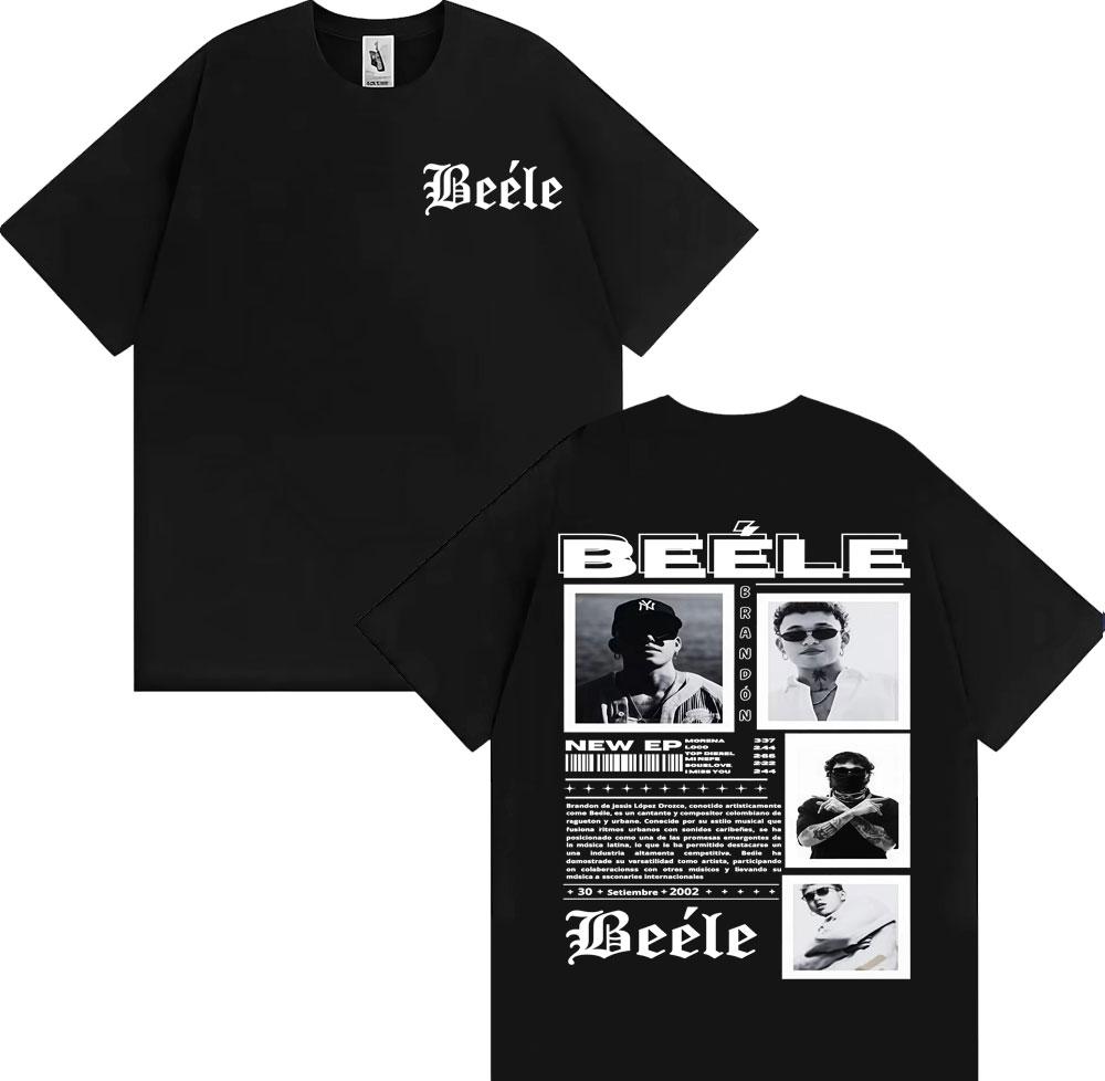 2025 Summer Rapper Biller Album Tour Merch Tshirt Mens Hiphop Pop Street Tshirt 100 Cotton Oversized Street Clothes