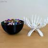 Gothic Skeleton Hands Candy Bowl – Halloween Multifunctional Organizer Holder, Scary Candy Storage & Home Decoration